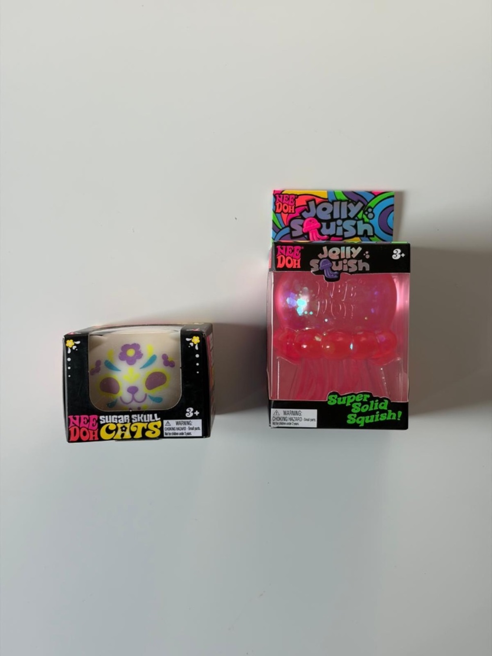 Schylling NeeDoh Sugar Skull Cats & Jellyfish Squishy Sensory Fidget Ball Toy